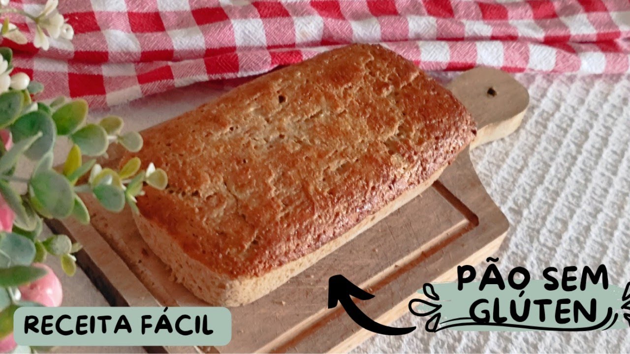 Pão caseiro integral sem glúten de aveia com banana...Macio e fofinho! #pão