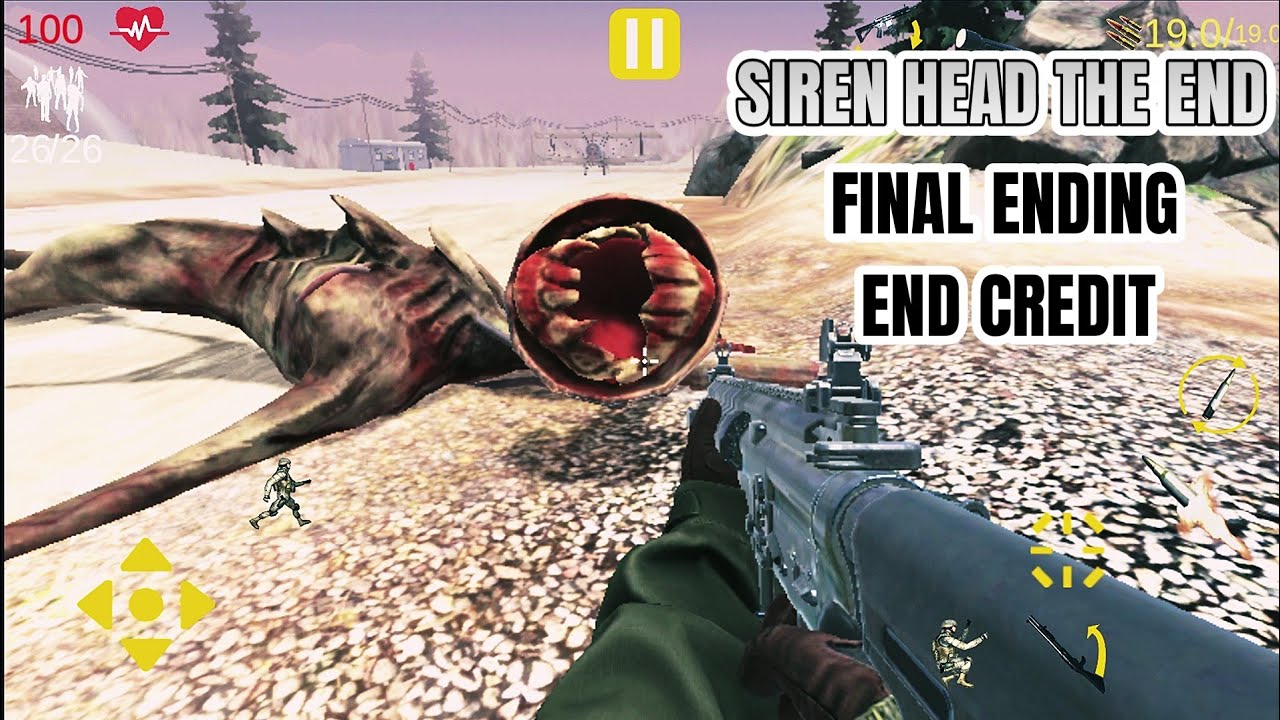 Siren Head The End - final ending+end credit ตอนจบเปรตโดนซอมบี้รุมฆ่า