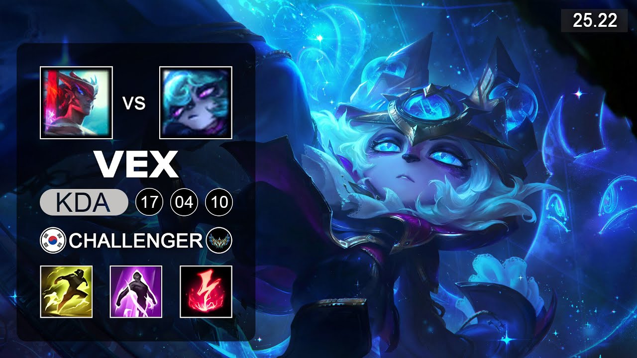 Vex vs Yone Mid - KR Challenger - Patch 25.22 Season 15