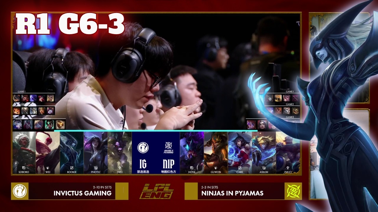 IG vs NIP - Game 3 | Round 1 S16 LPL Winter Playoffs 2026 | Invictus Gaming vs Ninjas in Pyjamas G3