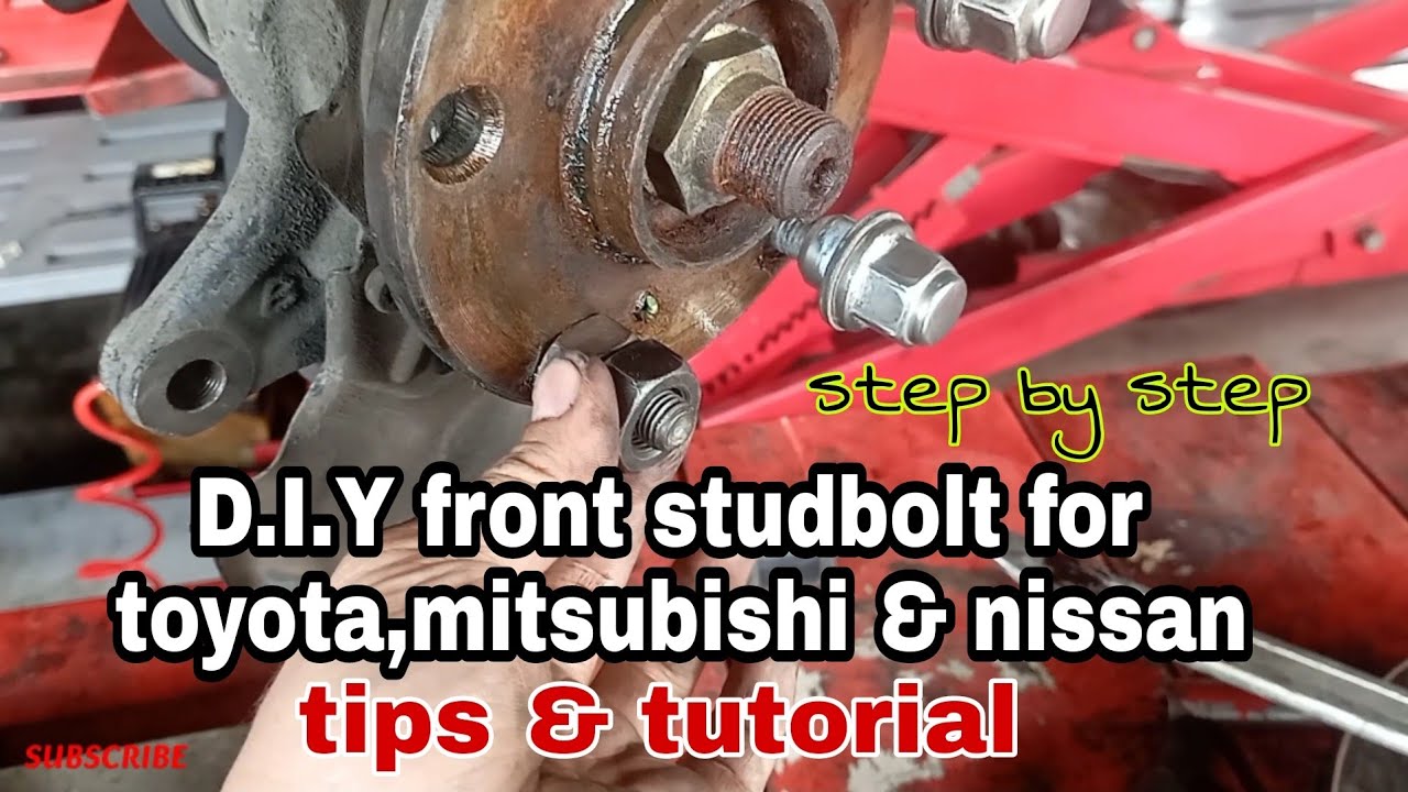 D.I.Y front stud bolt for toyota,mitsubishi & nissan | Tireman PH