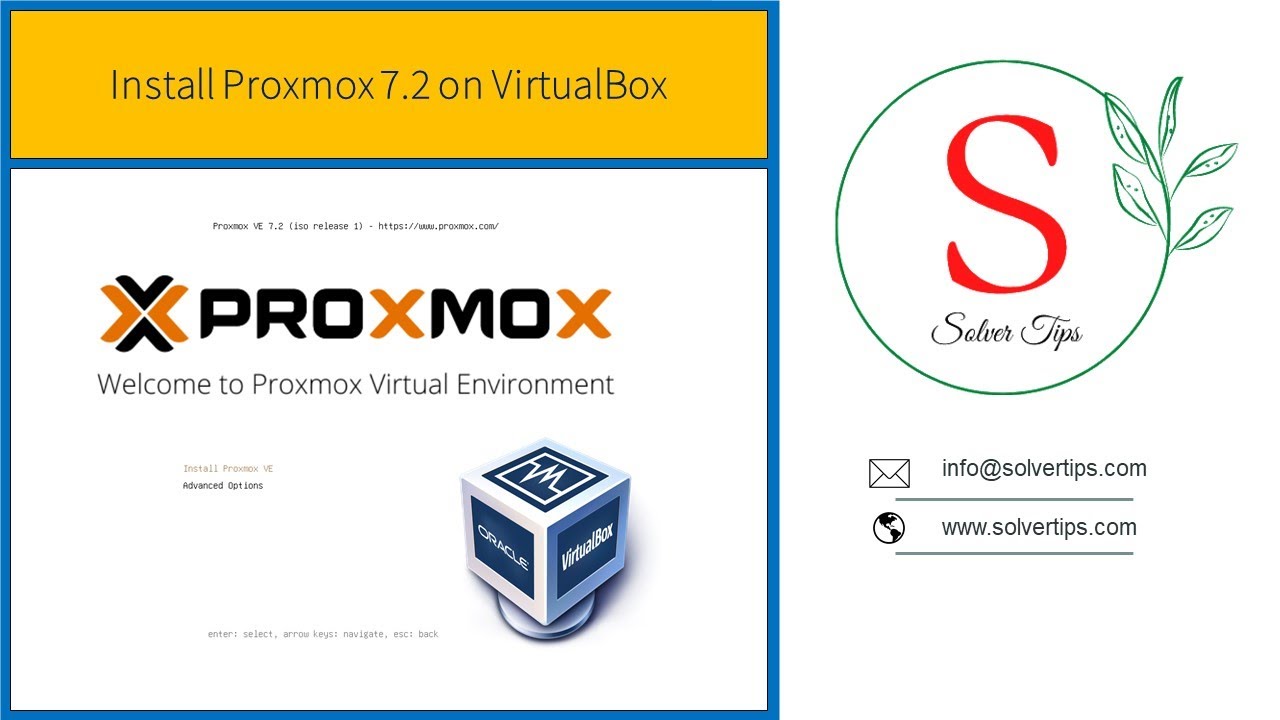 Install Proxmox 7 2 on VirtualBox 7.0.3, A Step by Step Guide