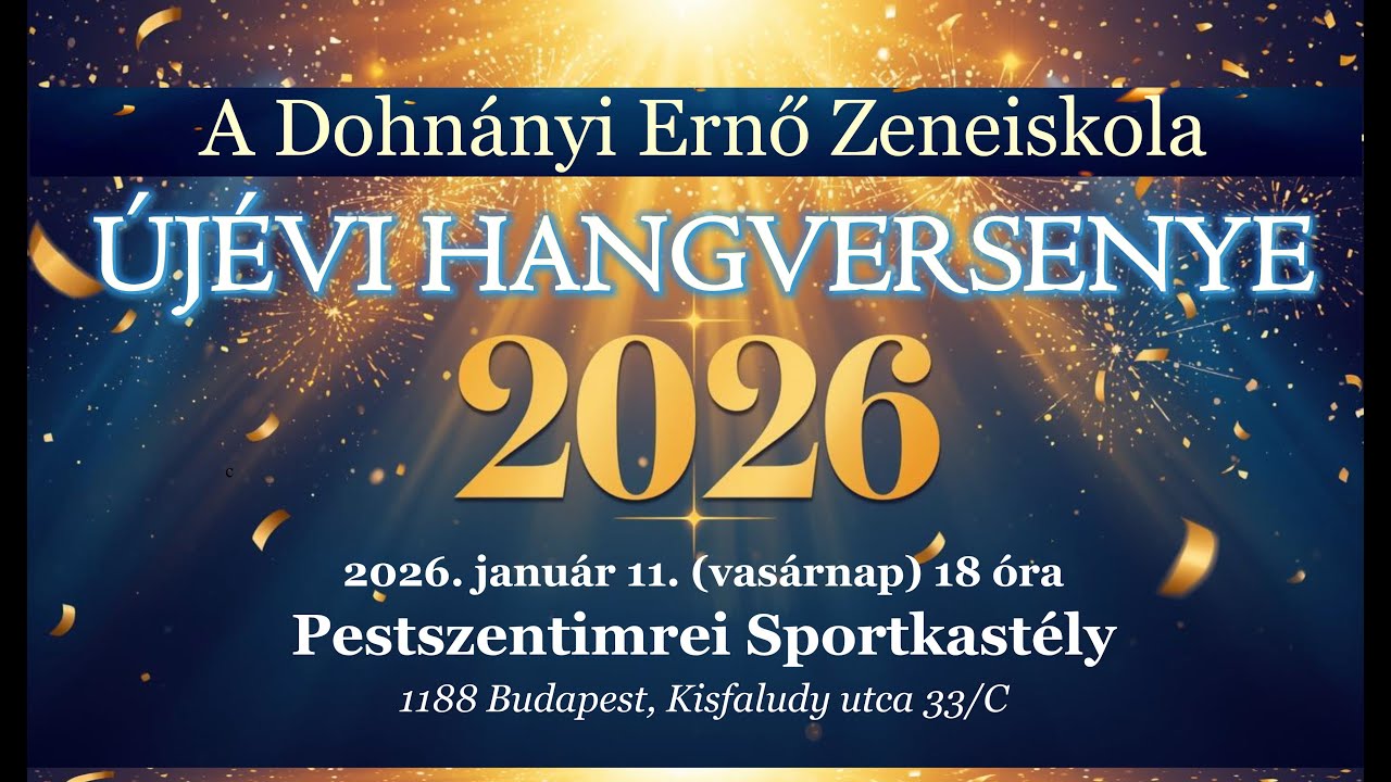 Újévi Hangverseny 2026. január 11. I. rész