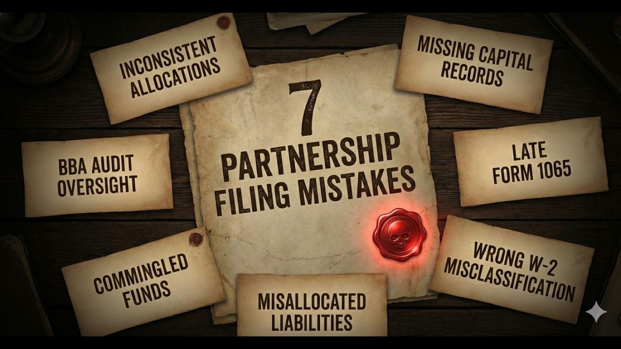 7 Deadly Partnership Filing Mistakes (Costing You THOUSANDS)