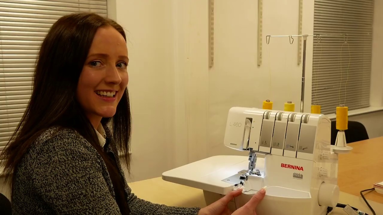 Charlene gives us a look at the Bernina L460 Overlocker.