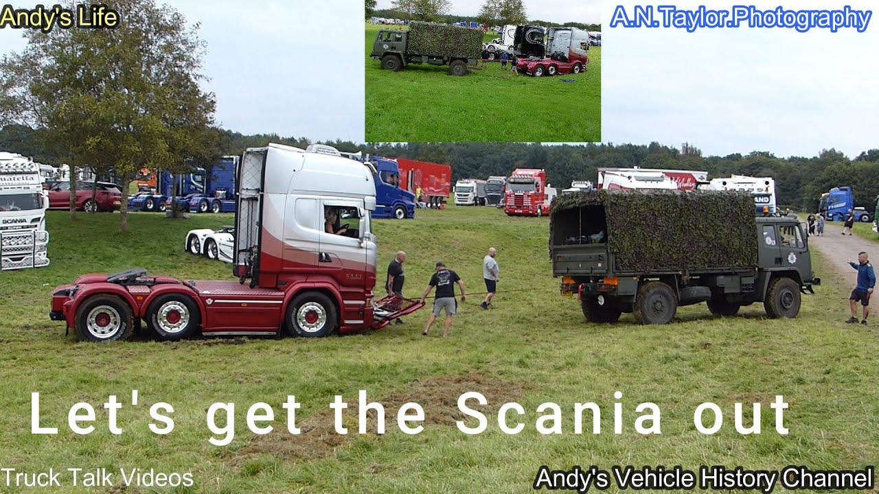 Leyland DAF T244 Getting Scania Out Of The Mud My Truckfest  North West 2023