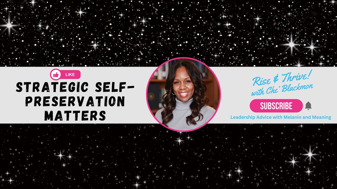 Self-Care is Not Selfish: Your Strategic Defense in Corporate Spaces