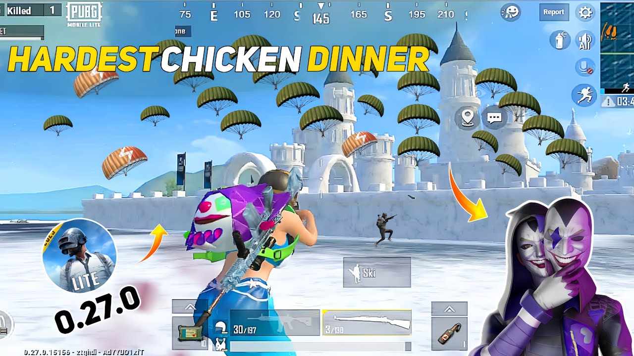 HARDEST CHICKEN DINNER Against JADUGARS!| PUBG LITE NEW UPDATE 0.27.0 GAMEPLAY | PUBG LITE BGMI LITE