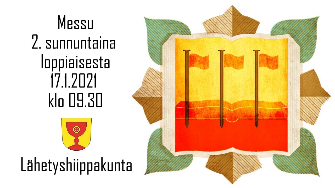 Messu  Koinonia-keskuksesta 17.1.2021 kello 09.30