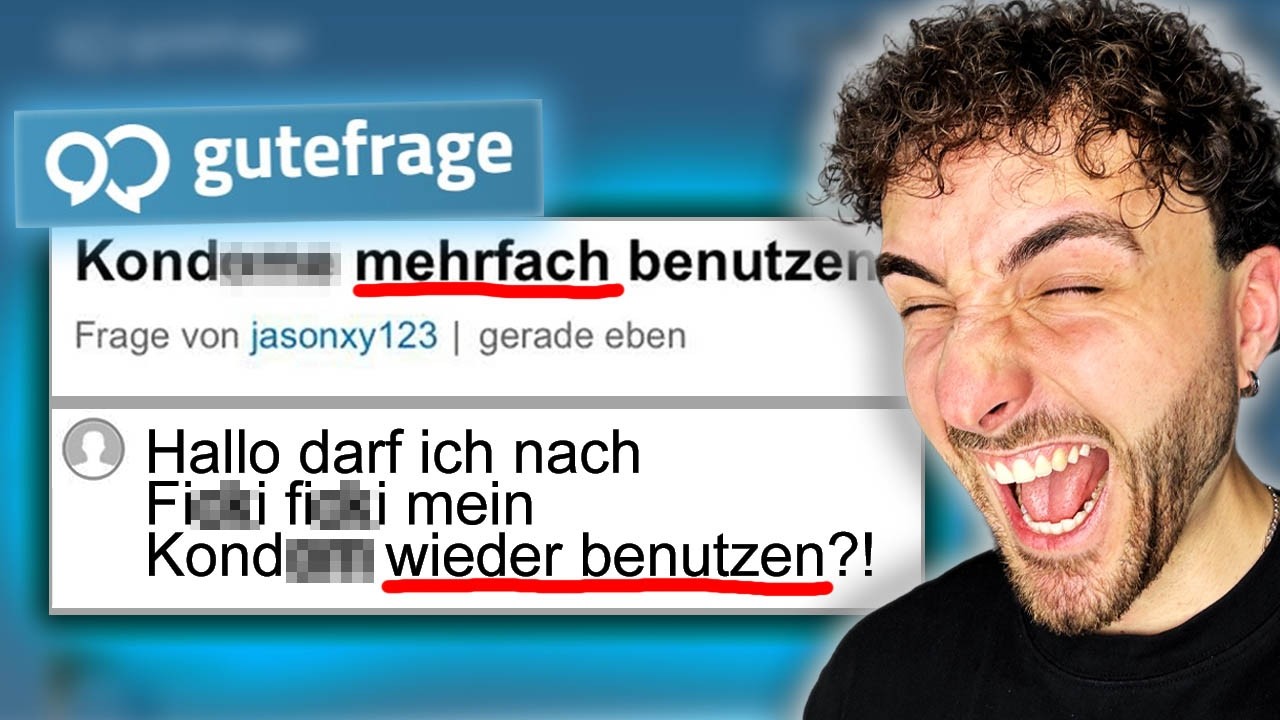 GUTEFRAGE aber mit jeder Frage wirds SCHLIMMER! 🤣 (GuteFrage Fails)