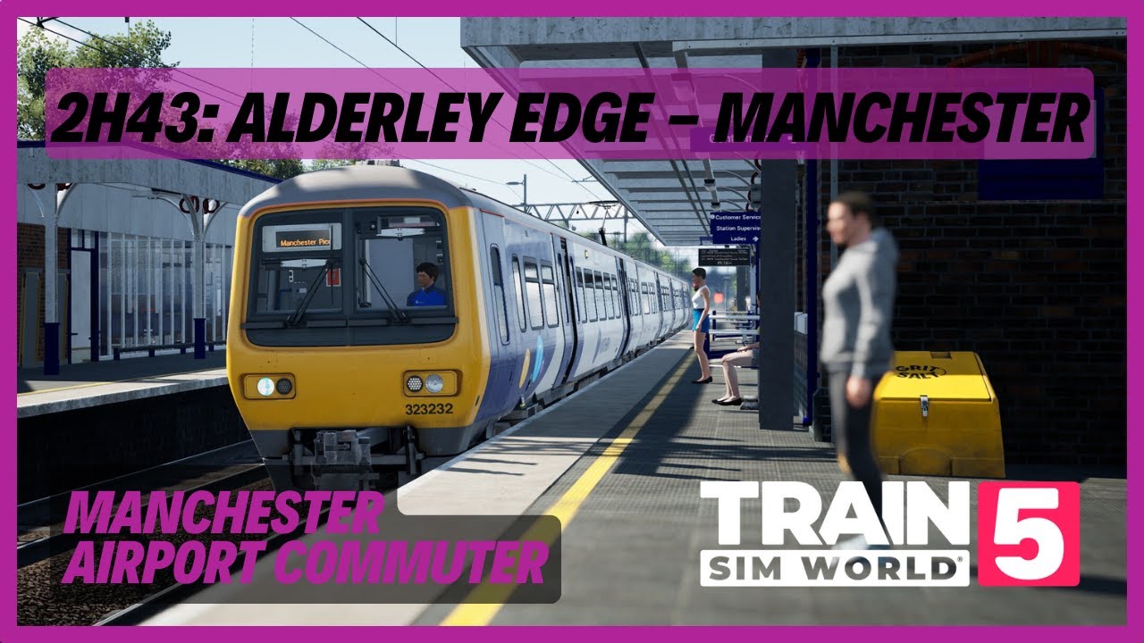TSW5 | 2H43: Alderley Edge - Manchester | Northern Class 323 | Manchester Airport Commuter | AWS DSD