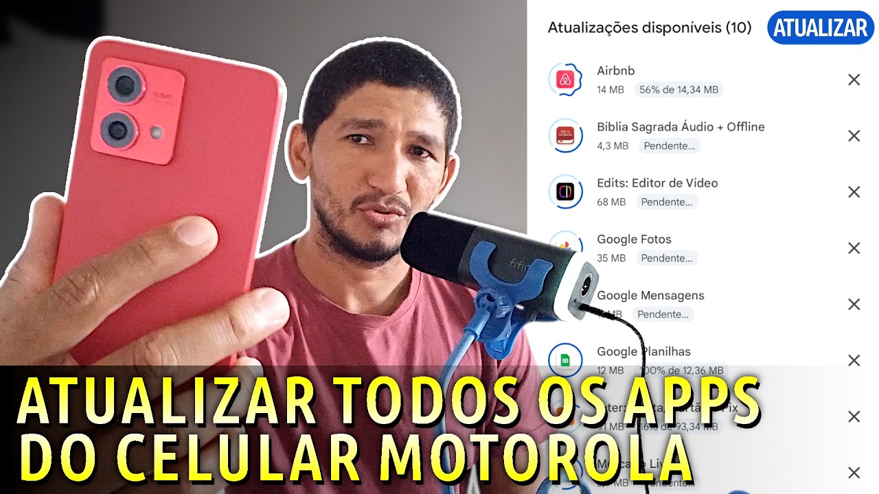 Como Atualizar Todos os Aplicativos do celular Motorola