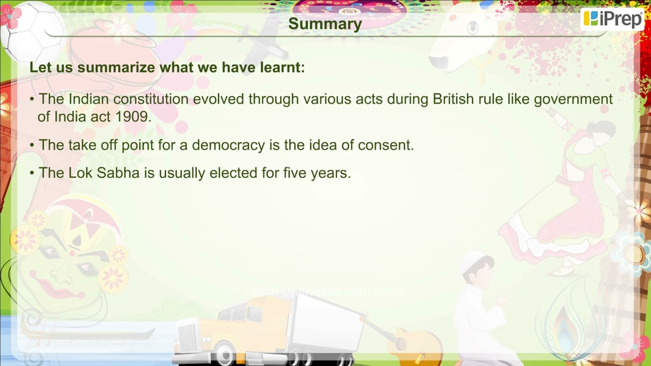 Summary - Why Do We Need a Parliament? | Chapter 3 | Political Science | Class 8 | iprep