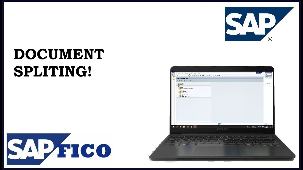 SAP FICO End user | Document Splitting (हिंदी में) | Sunil-Tech Education
