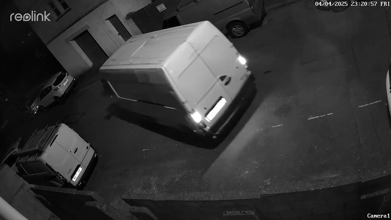 drunk driver trys a three point turn in an impossible space