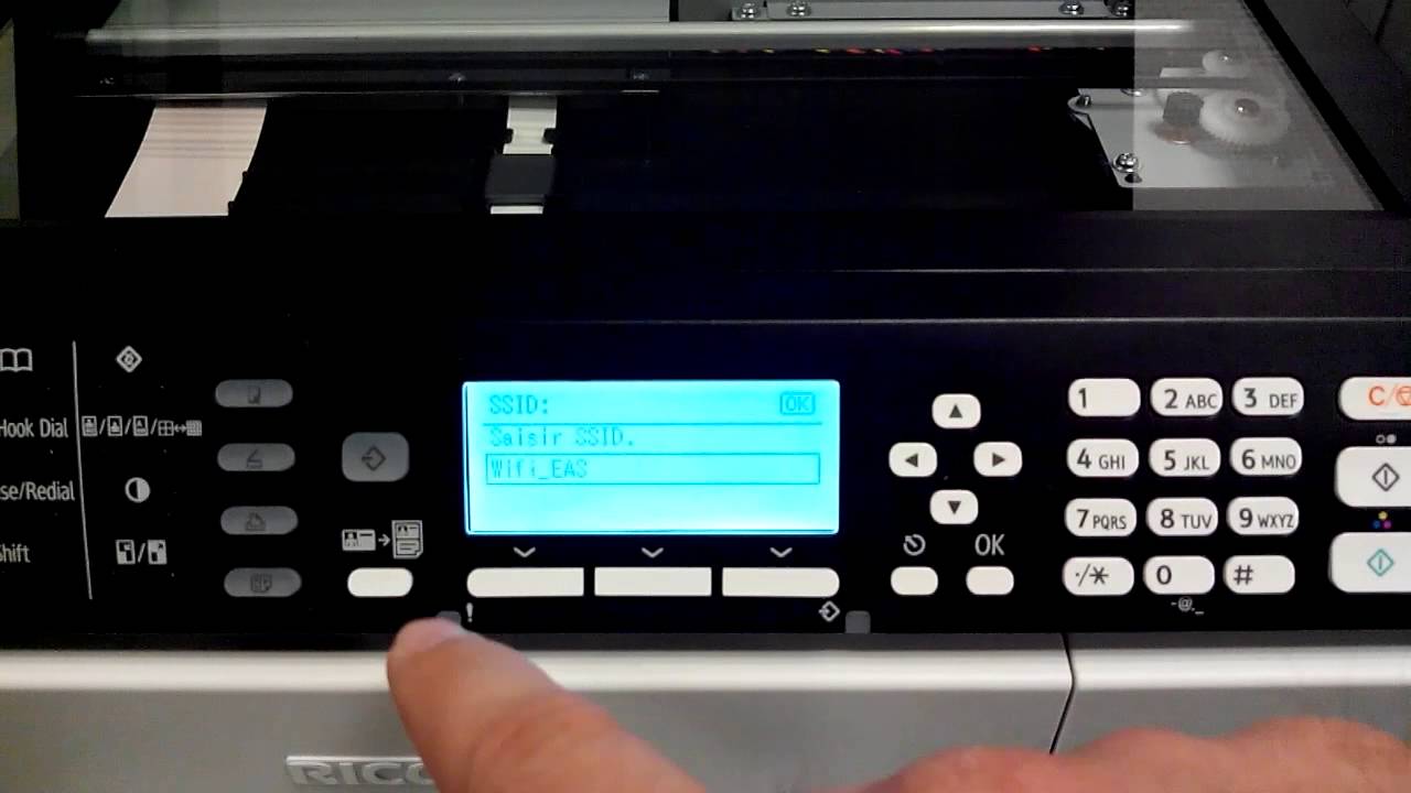 Paramétrage Wifi Ricoh SG3110SFnw
