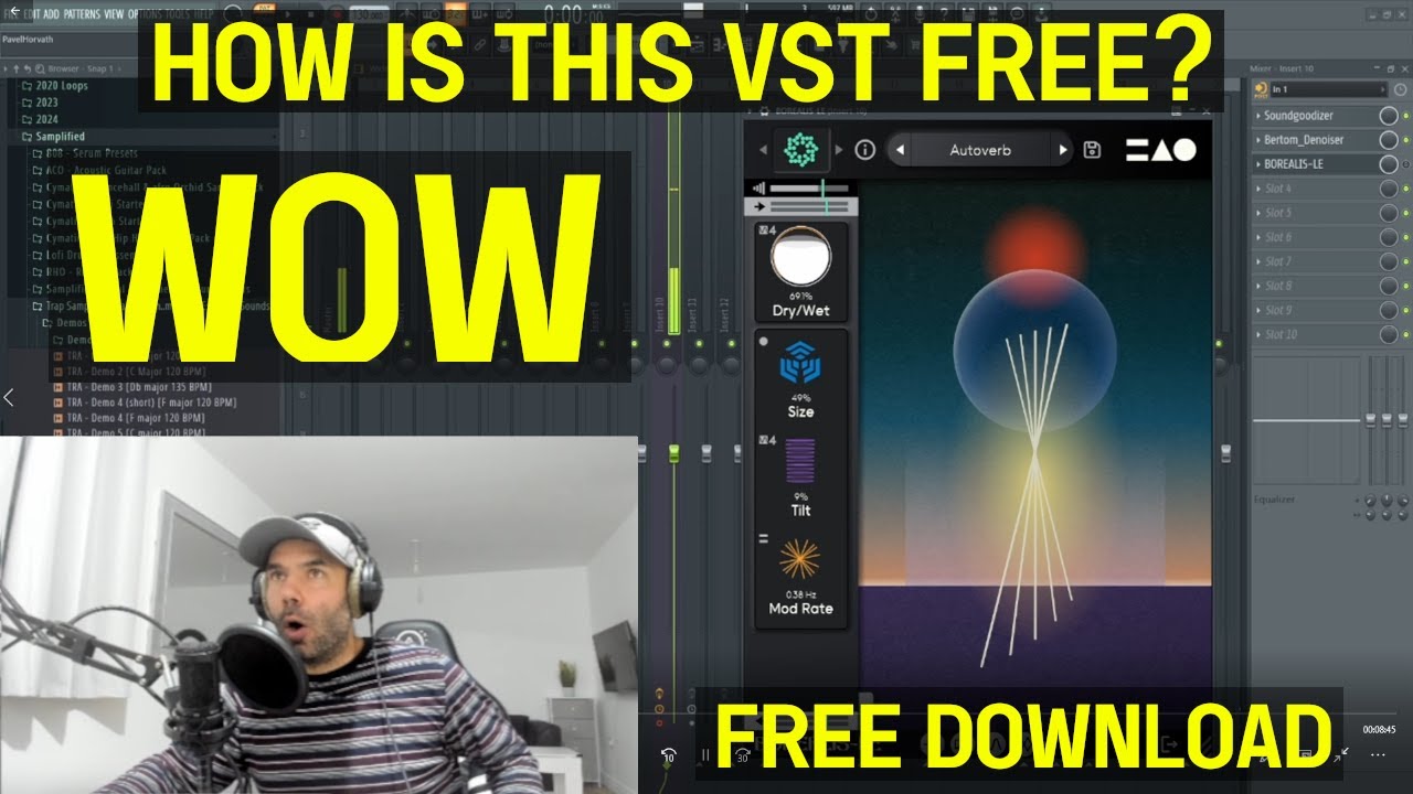 How is this Vocal Reverb FX VST/AU Plugin Free? BOREALIS