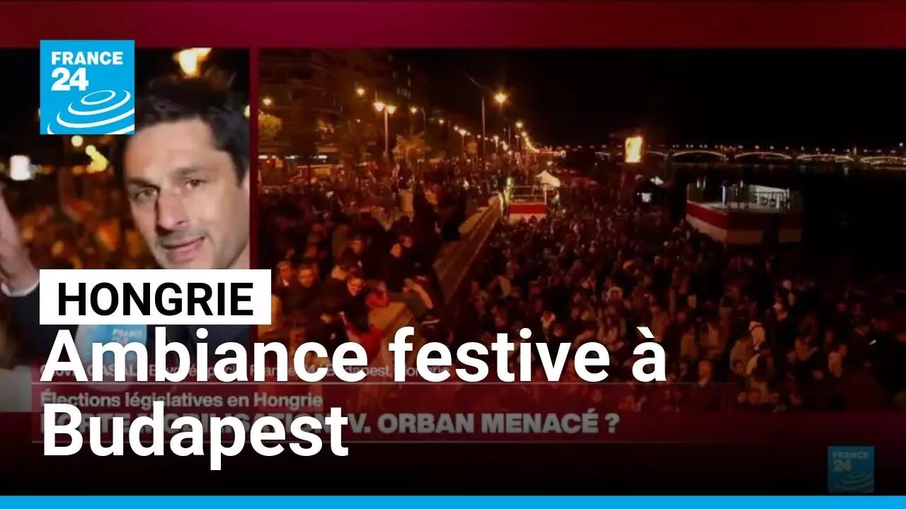 L&eacute;gislatives en Hongrie : ambiance festive au bord du Danube dans l'attente des &eacute;lections