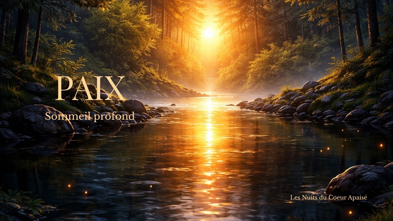 Musique pour Dormir en Paix et Profondément (3H) Les Nuits du Cœur Apaisé – Rivière de Paix