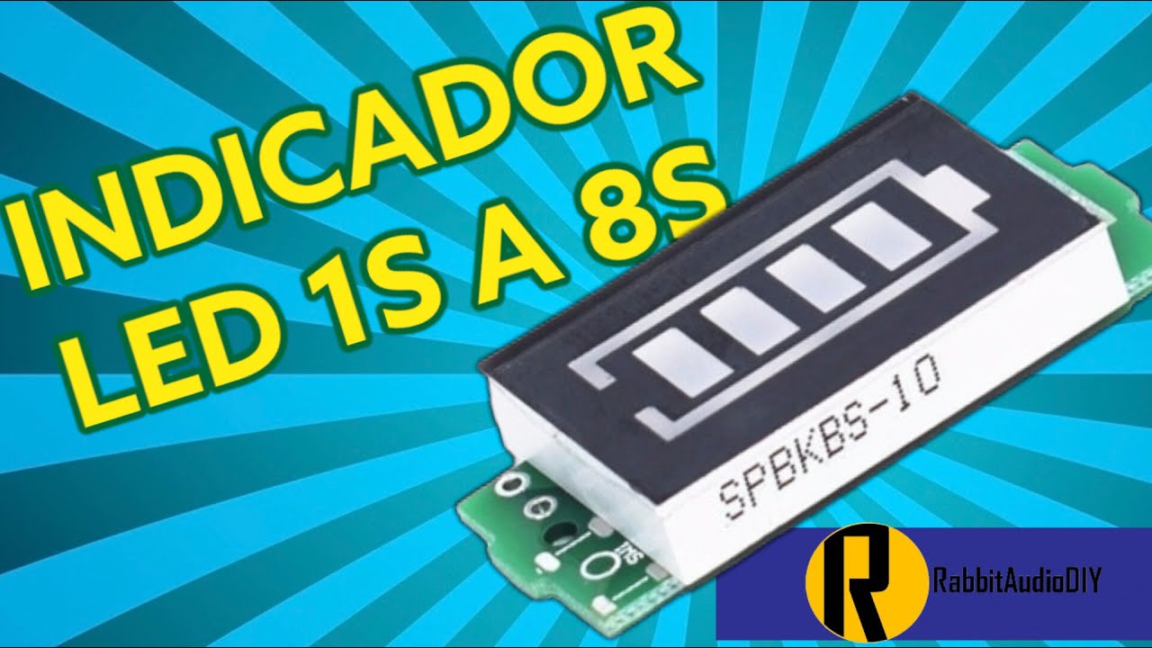 🔋Configurar Indicador led de baterías de 1S a 8S / Configure LED battery indicator from 1S to 8S