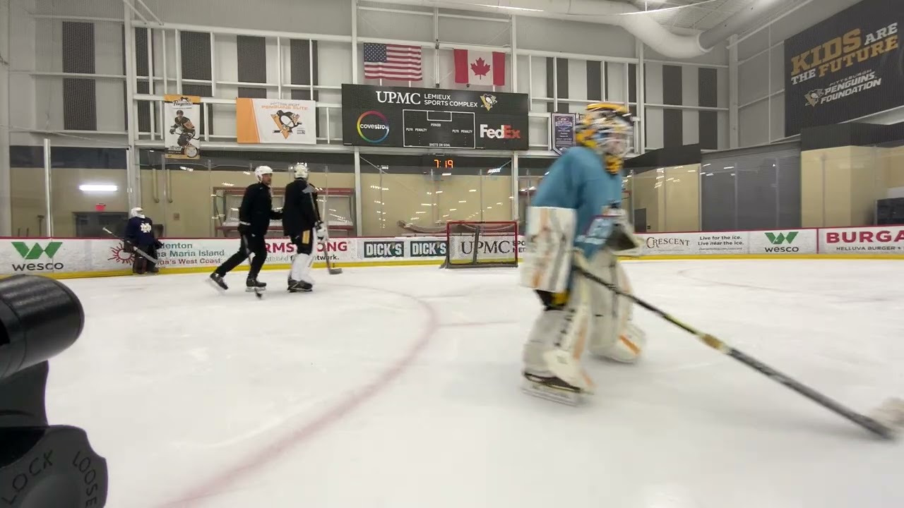 Coach Cale Morris Goalie Session - Franco Poling, Jagger Eicholtz, Patrick Bower - 3/16/2026