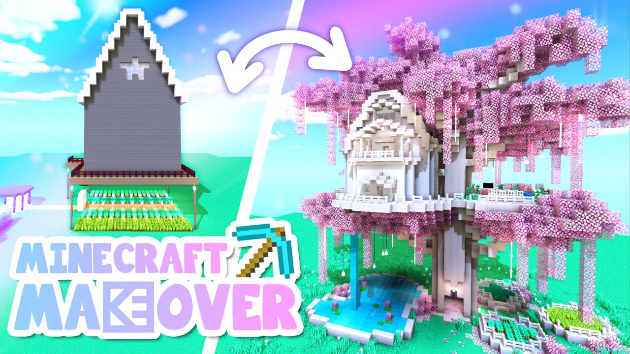 💙Преображение домика на дереве! Minecraft Makeover, Эпизод 8