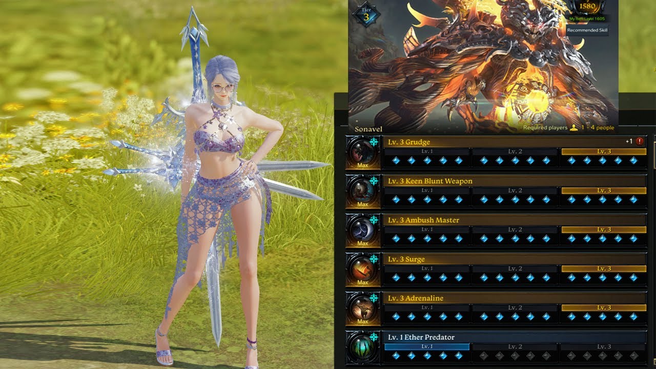 Testing New Surge Deathblade Sonavel 1580 - Lost Ark EU