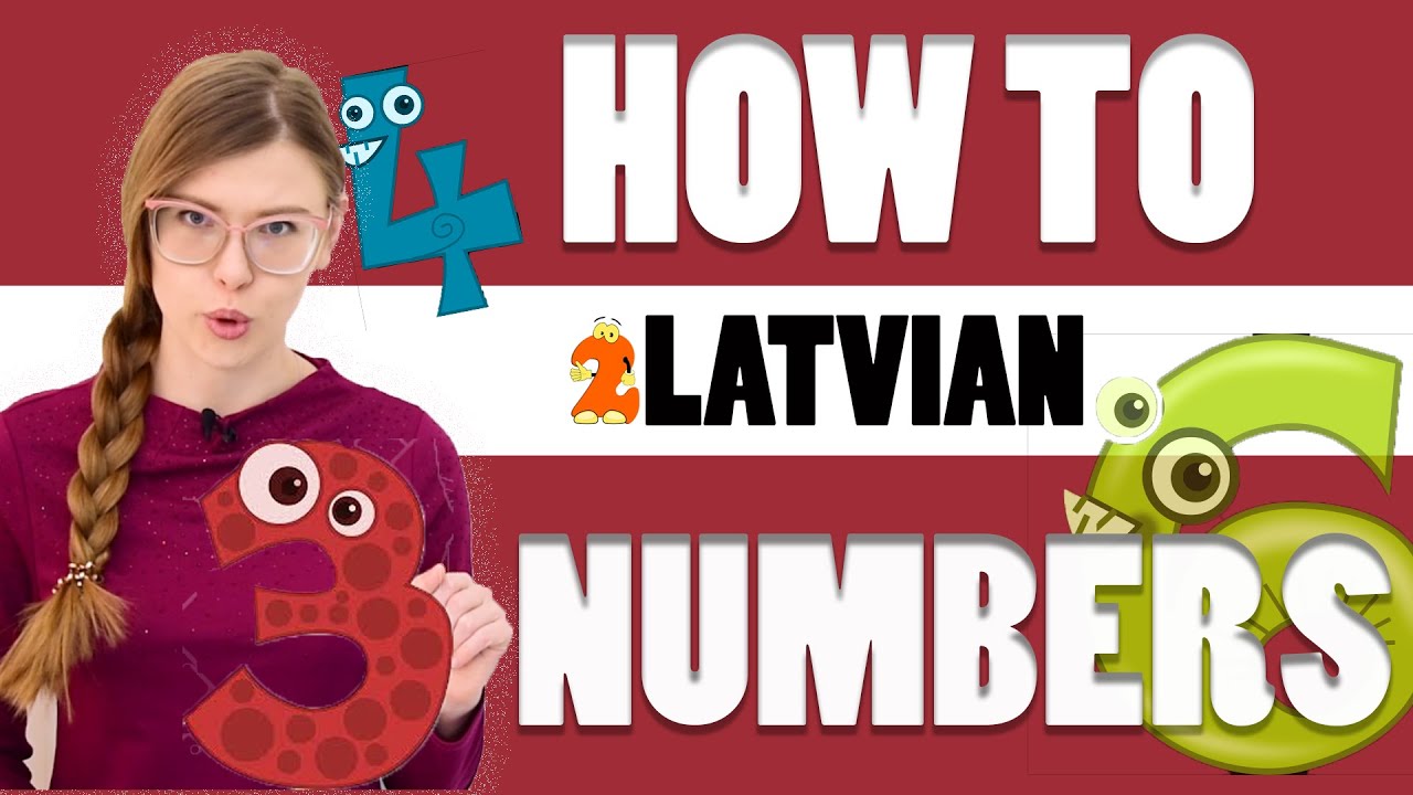 ЛАТЫШСКИЕ ЧИСЛА ОТ 1 ДО 10! | НЕСТАНДАРТНЫЙ УРОК ЛАТЫШСКОГО ЯЗЫКА