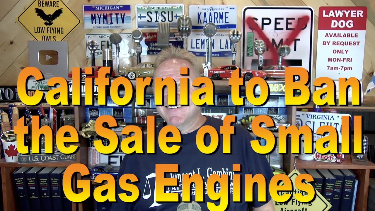 California to Ban the Sale of Small Gas Engines
