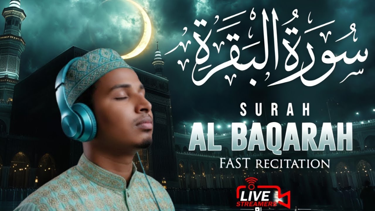 Surah Al-Baqarah LIVE | Beautiful Voice | Complete Recitation for Protection | Best Quran Stream