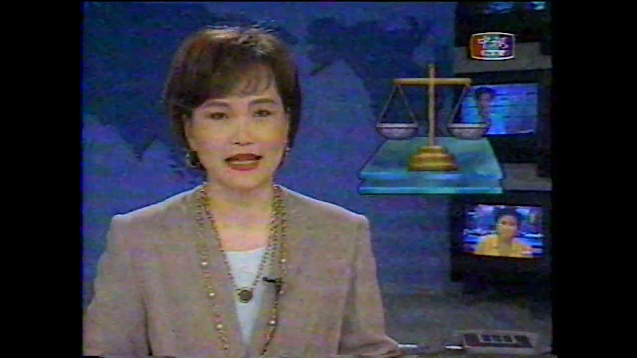 1996.9.18 中視頻道電視廣告以及新聞節目片段 VHS錄影帶錄製