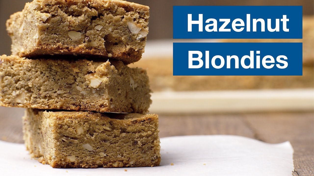 🔵 Hazelnut Brown Butter Blondies Recipe
