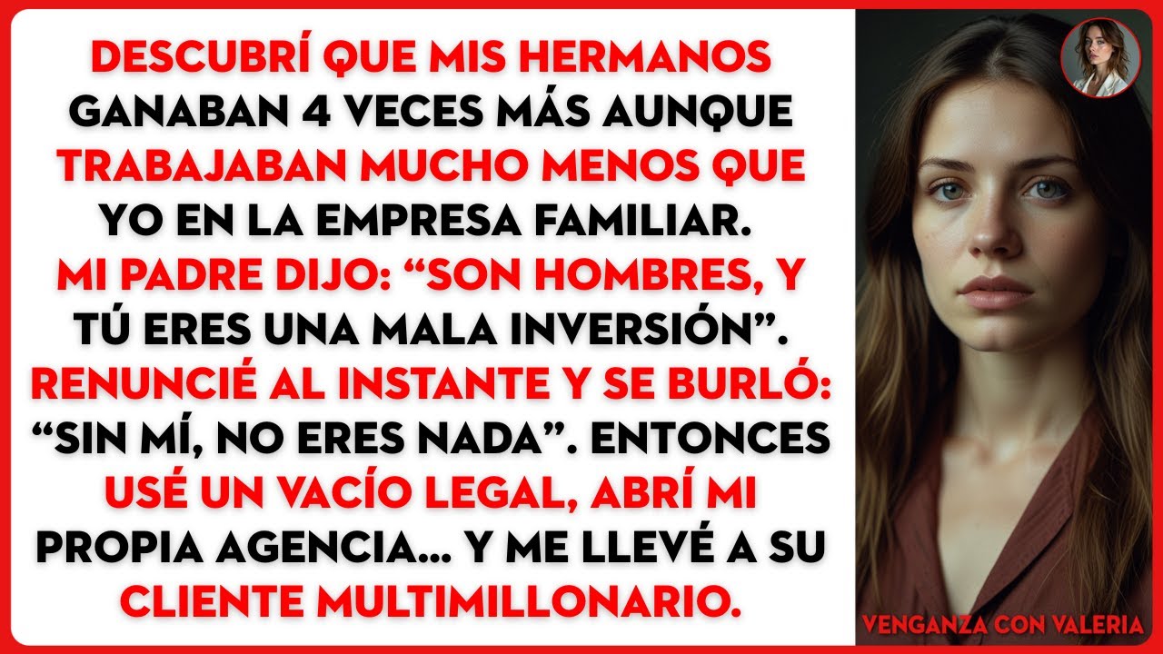 Descubrí que mis hermanos ganaban 4 veces más aunque trabajaban mucho menos que yo en la...
