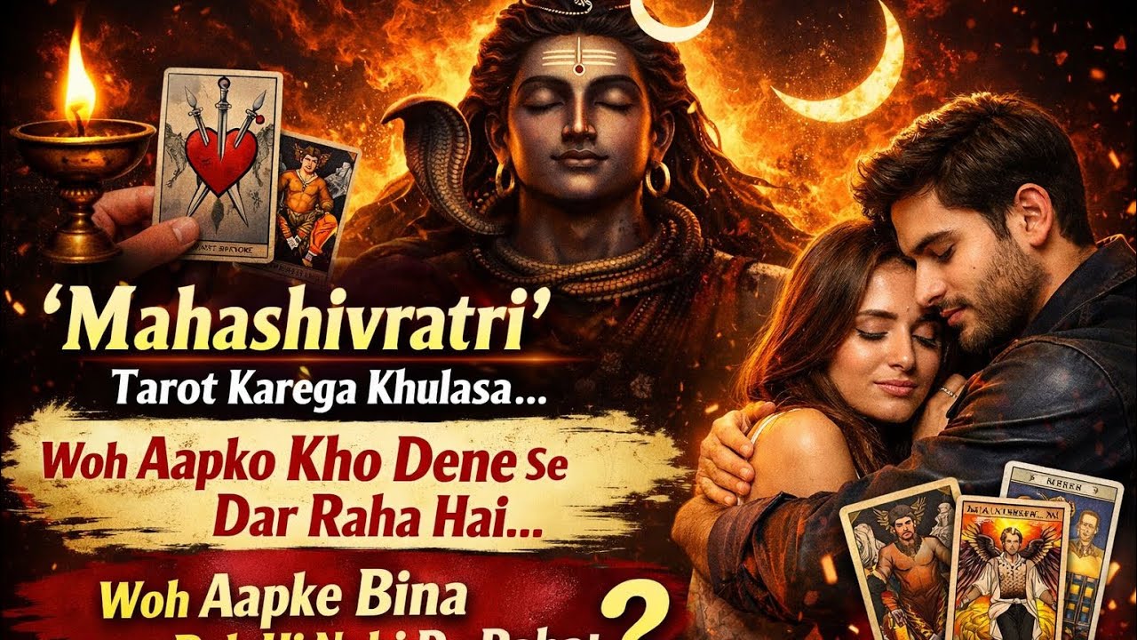 “Mahashivratri”Tarot Ka Khulasa…Woh Aapko Kho Dene Se Dar Raha Hai Woh Aapke Bina Reh Hi Nahi Pa Rha