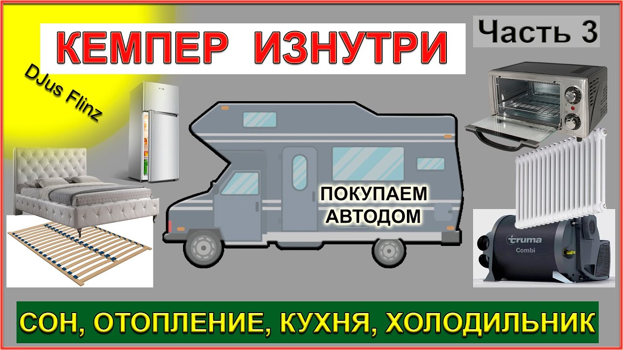 Как КУПИТЬ КЕМПЕР ? #3 Кровати, Обогрев, КУХНЯ в АВТОДОМЕ