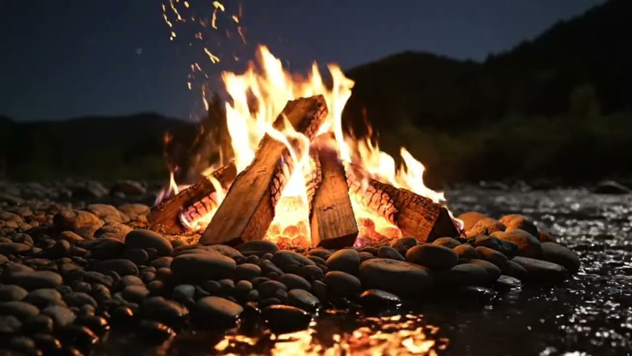 Fireplace Glow – Stress Relief Ambience