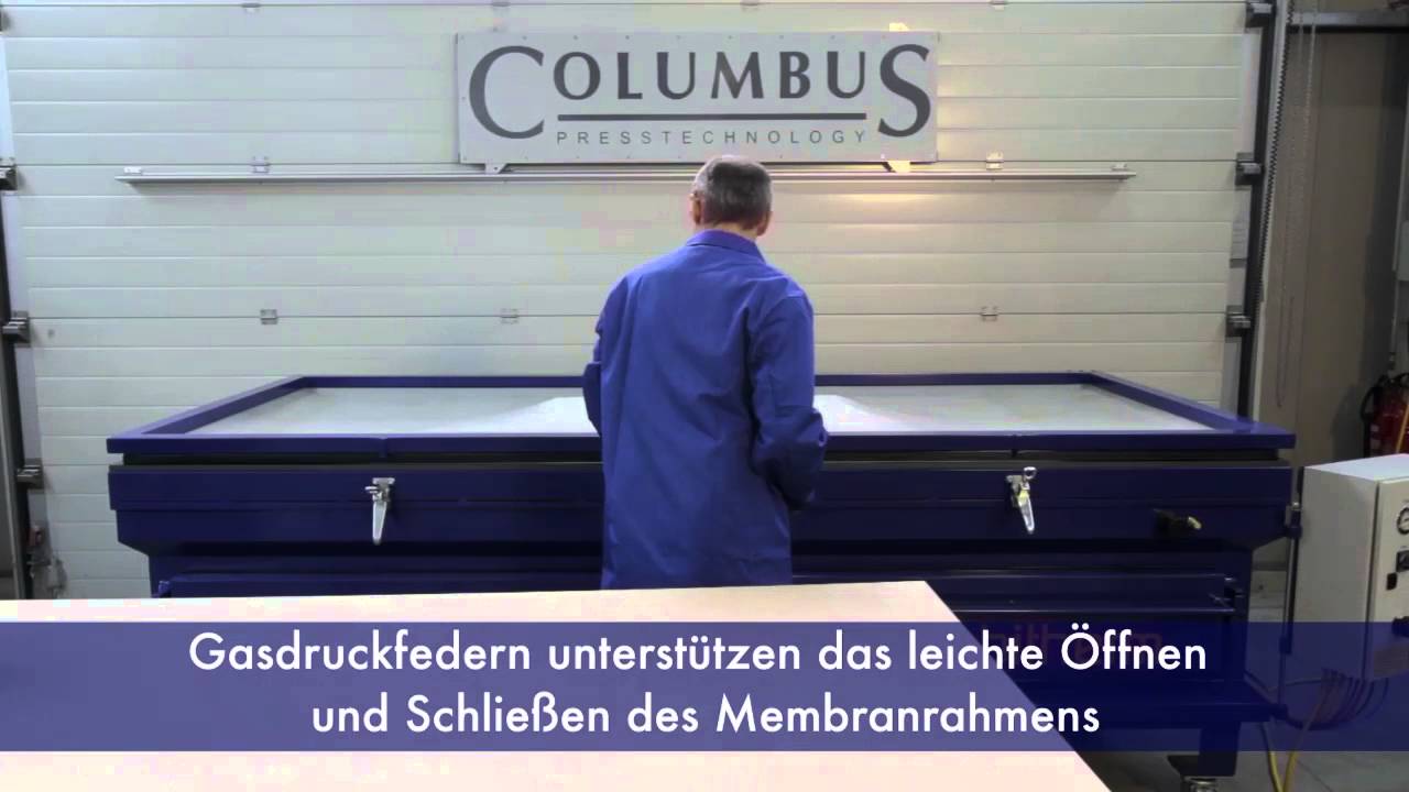 Columbus Vakuumpressen: HPL beschichten