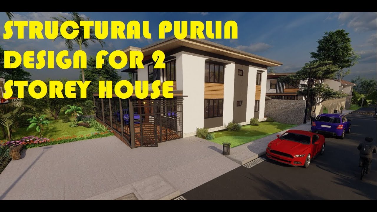 PURLIN DESIGN FOR 2 STOREY RESIDENTIAL BUILDING