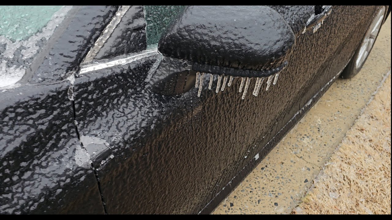 Atlanta area Southern Ice Storm, walking through my Neighborhood.