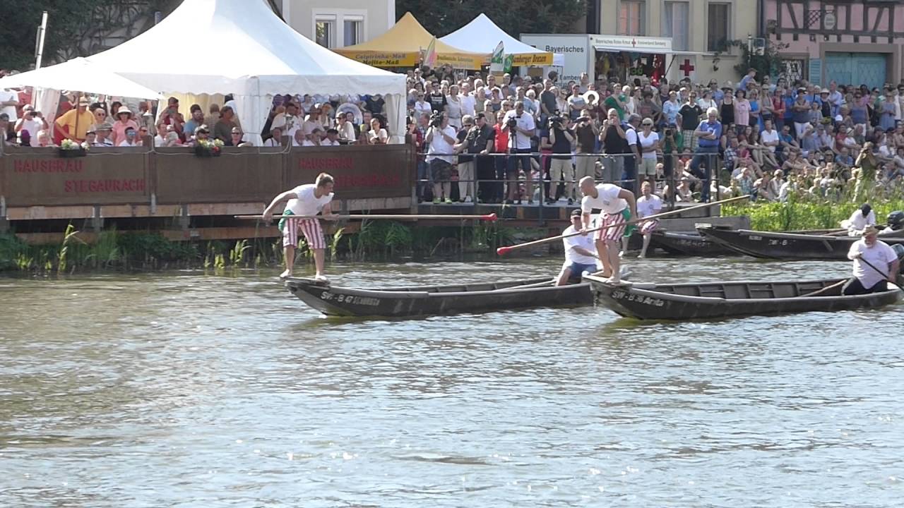 Finale vom 65. Fischerstechen anlässlich der 66. Bamberger Sandkerwa 2016