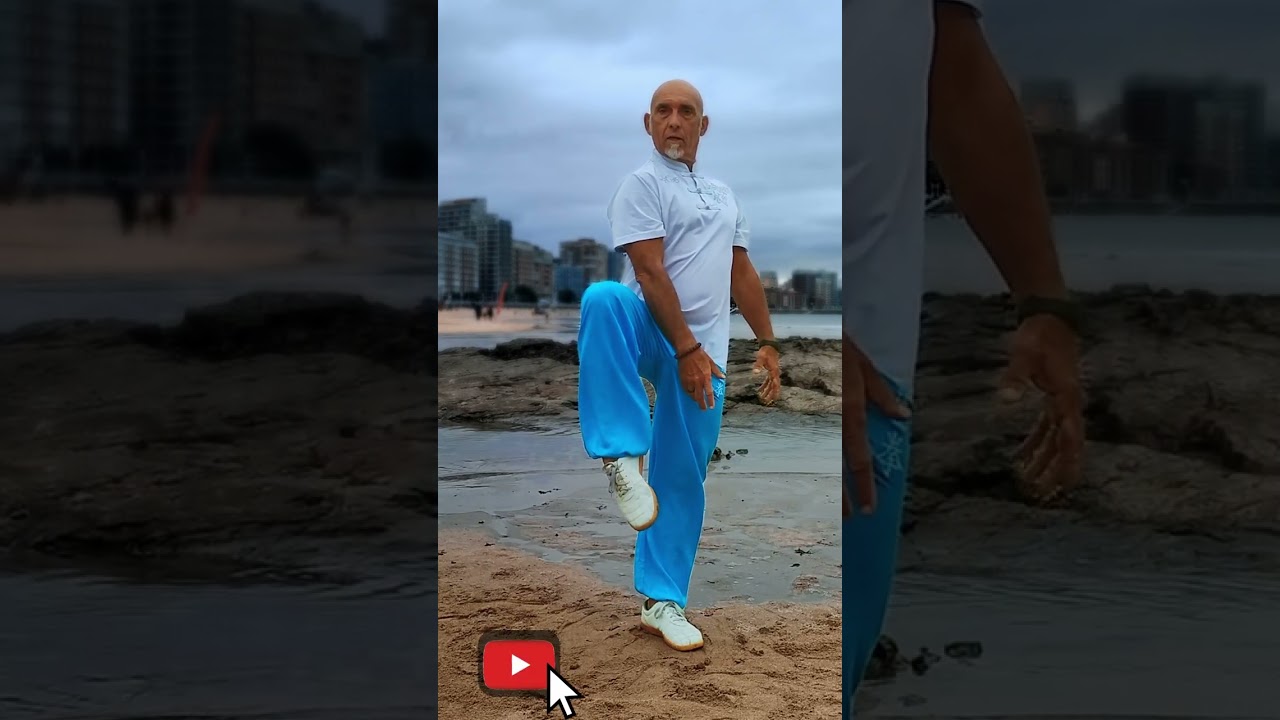 Técnica de piernas paso gallo dorado #taichi #taichiquan #yangtaijiquan #taijiquan #pasostaichiquan