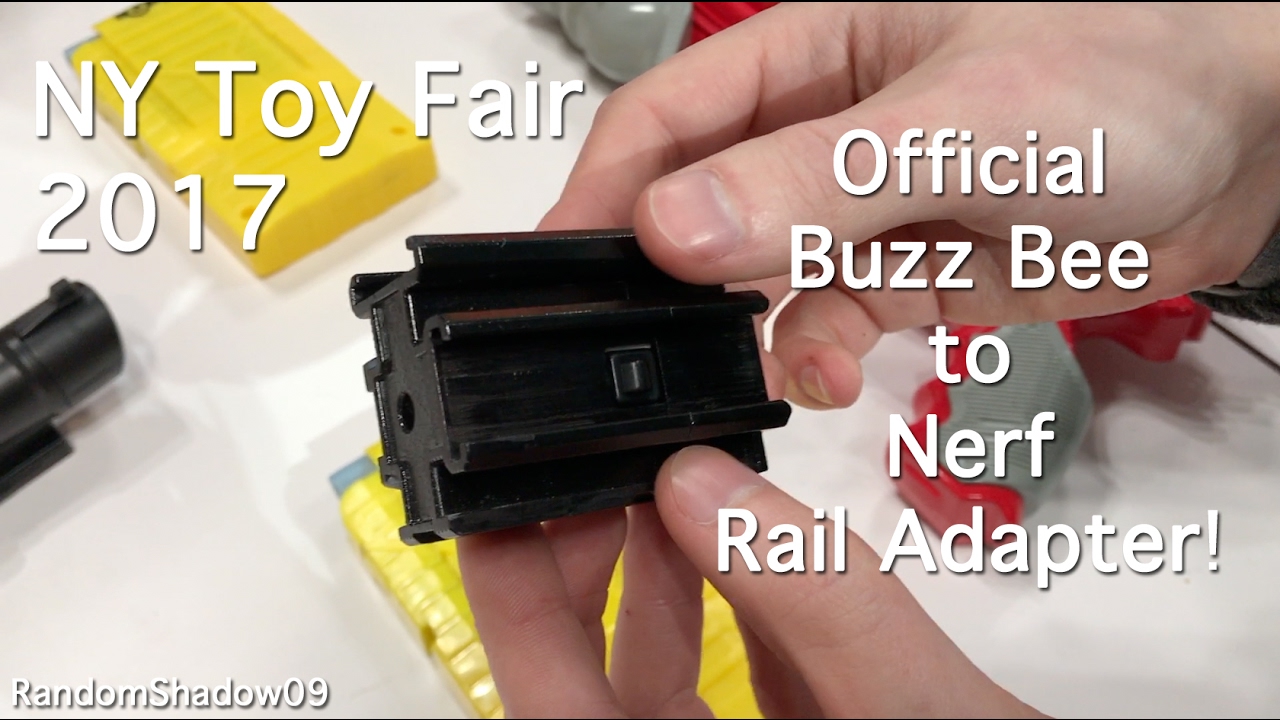Buzz Bee/Air Warriors Rail Adapter - Toy Fair 2017 Preview