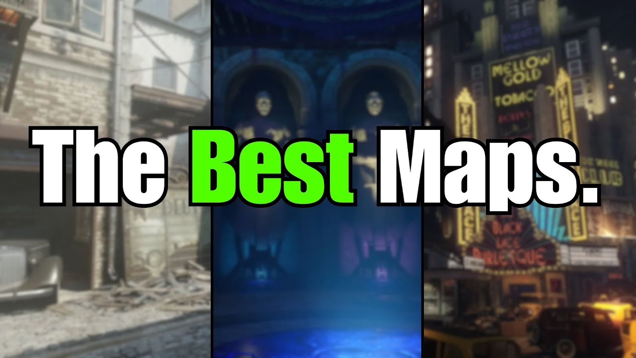 Playing the BEST Zombies Map in Each Game...
