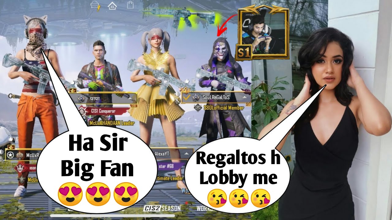 Randomly SOUL REGALTOS😍Came in my Lobby😱& Pranked us😭 & 1v1 TDM Challenge With Regaltos😍