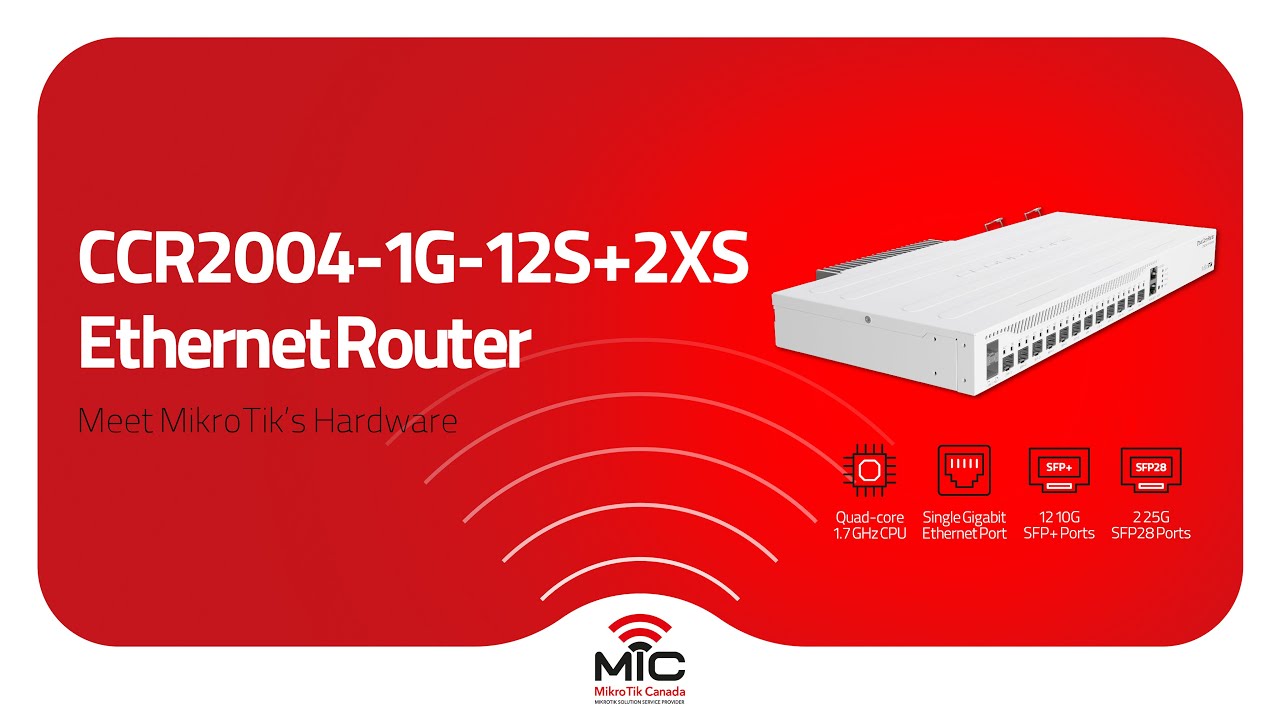 MikroTik Hardware - Session 9: CCR2004-1G-12S+2XS Ethernet Router