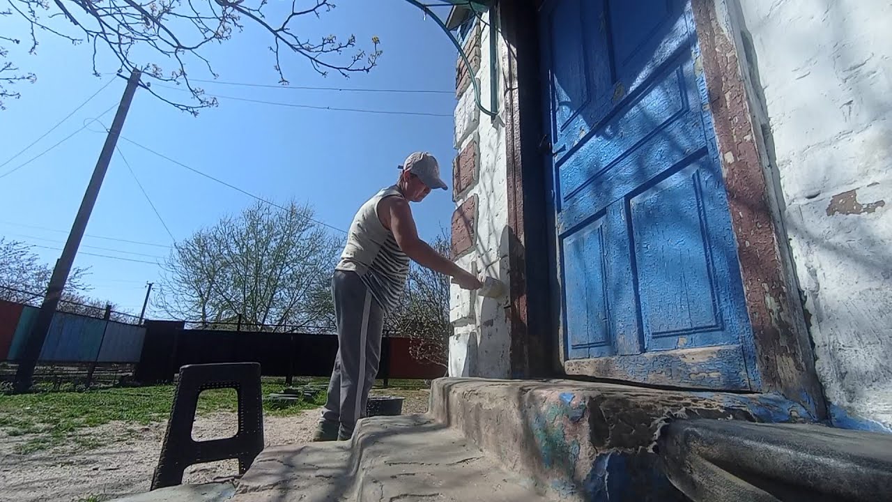 Привожу в порядок чужой дом.Жизнь в деревне.