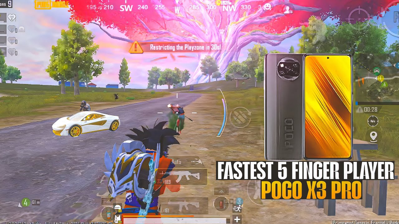 FASTEST 5 FINGER PLAYER 🔱 | INSANE PUBG GAMEPLAY POCO X3 PRO. 