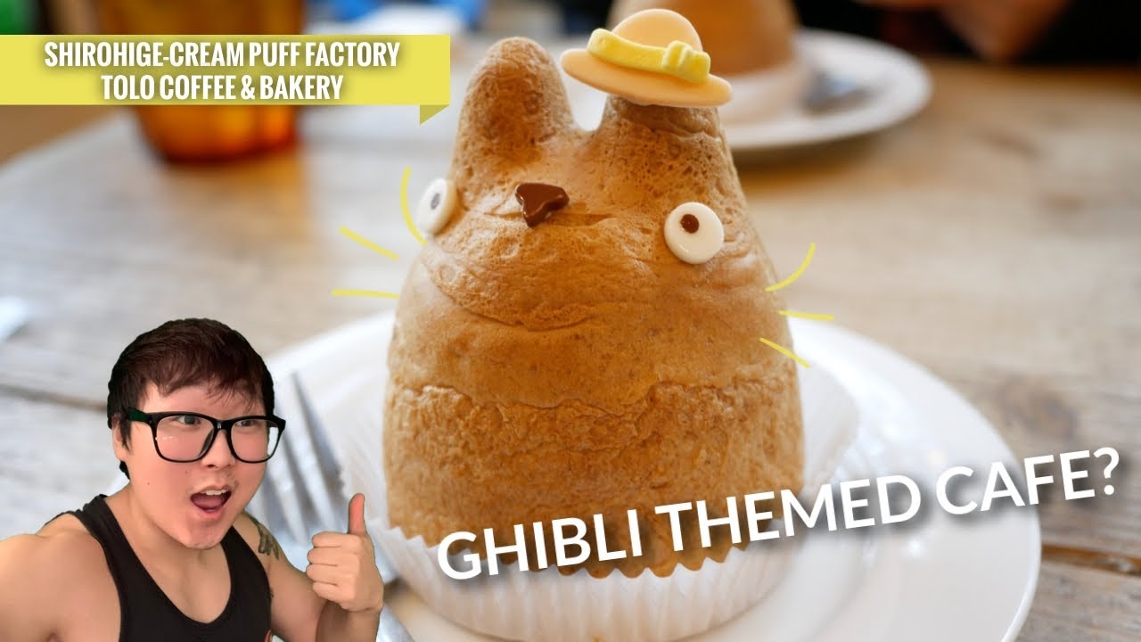 Official Ghibli Cafe in Tokyo? | Shirohige Cream Puff Factory + TOLO Coffee & Bakery