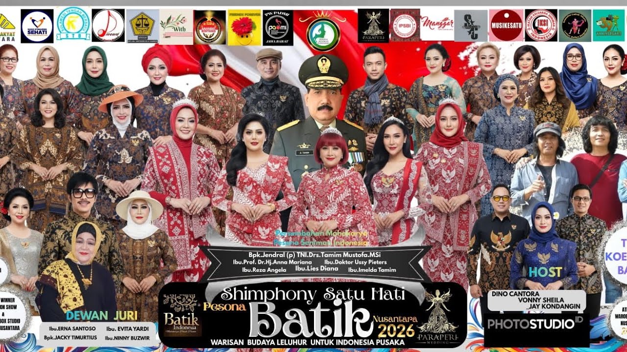 SHIMPHONY SATU HATI PESONA SENIMAN INDONESIA FASHION SHOW PESONA BATIK NUSANTARA 31Januari 2026 