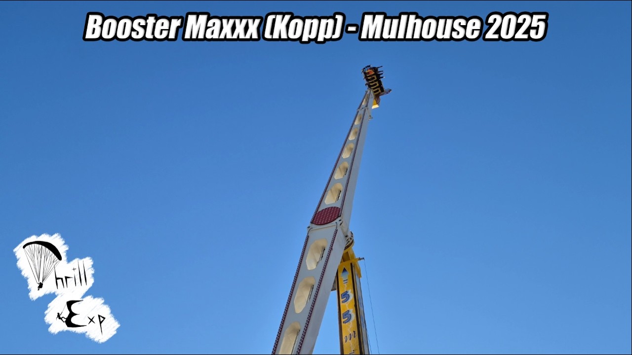 4K - Booster Maxxx (Kopp) - Fête foraine de Mulhouse 2025 | Onride